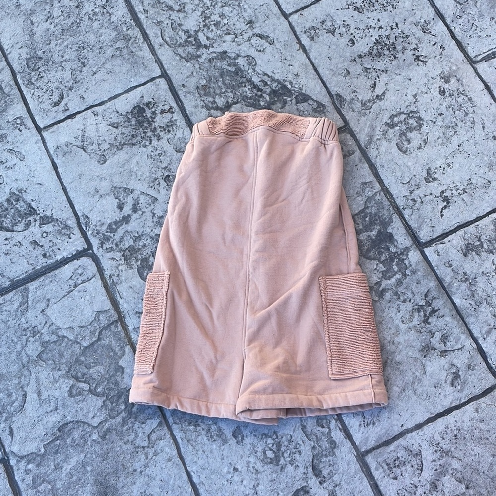 Lunya Terry Cotton Romper Tan XS/S - Picture 3 of 14